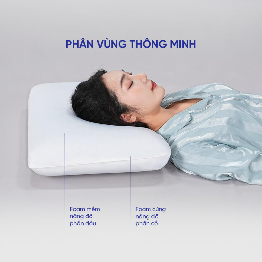 Gối foam Comfy Airflow Max