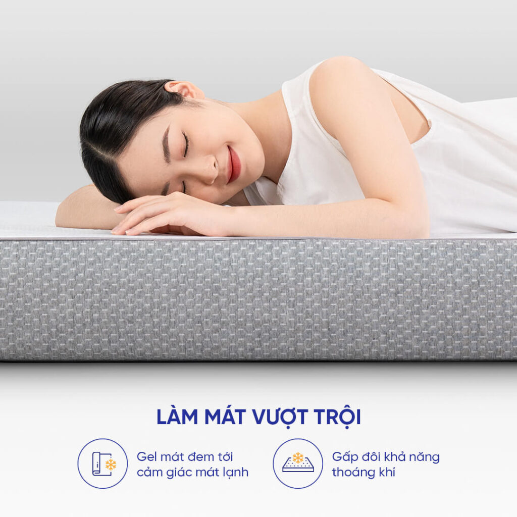 nệm gel memory foam Comfy Cloud 2.0