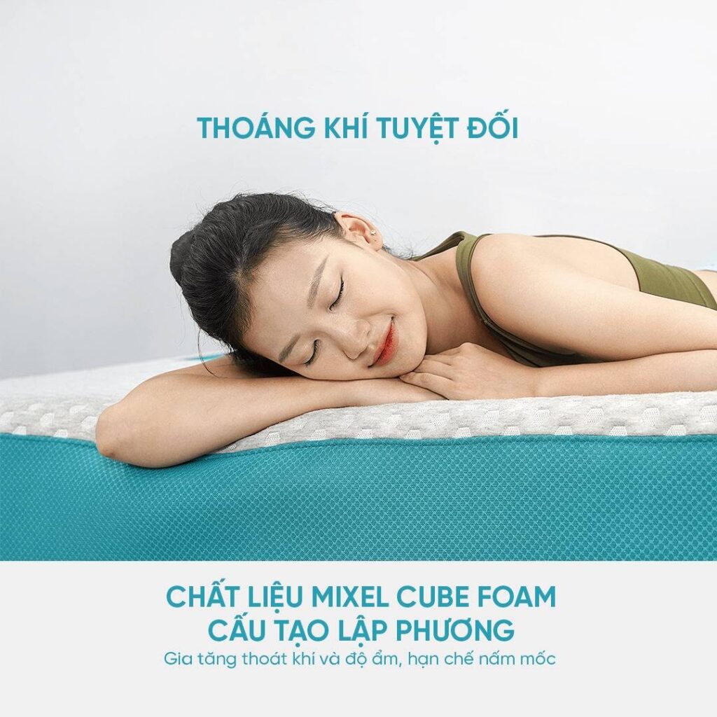 Nệm foam Nhật Aeroflow Fit Plus