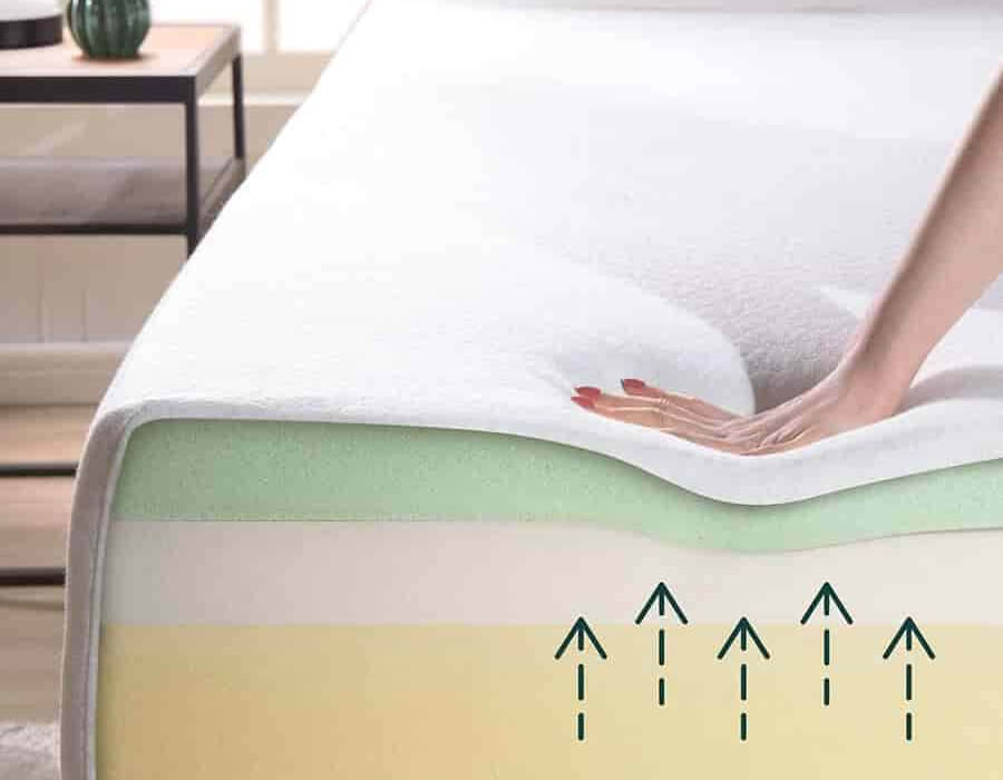 so sánh độ đàn hồi nệm Memory foam và nệm cao su 