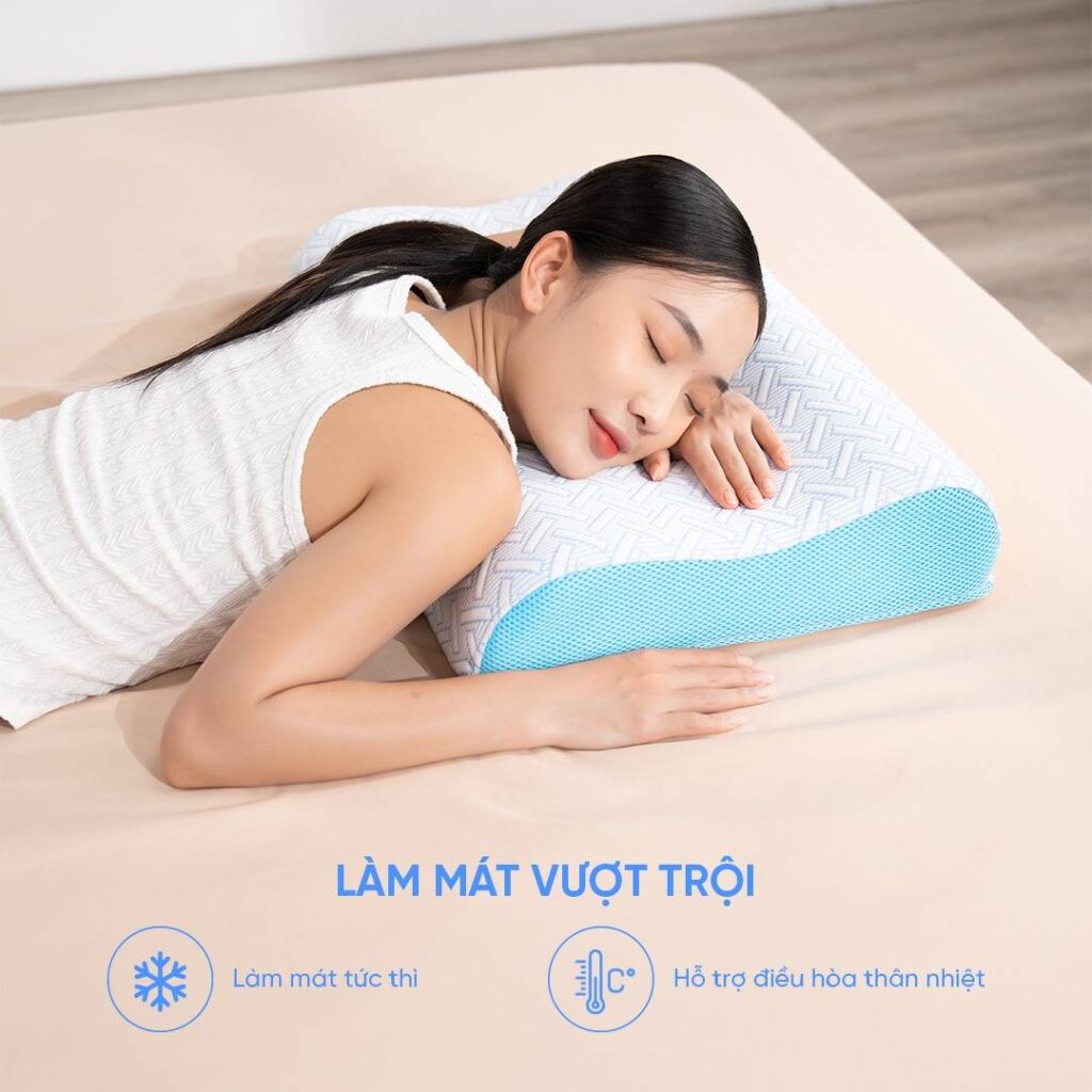 gối cho người trào ngược dạ dày comfy nami