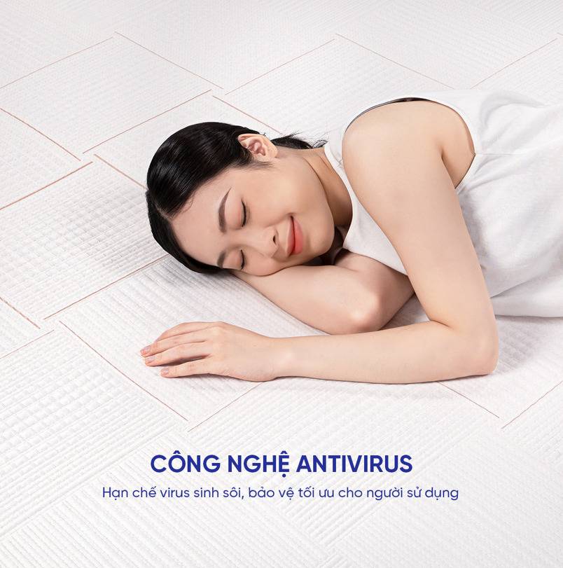 nệm cho người dễ bị dị ứng Comfy Lux 2.0