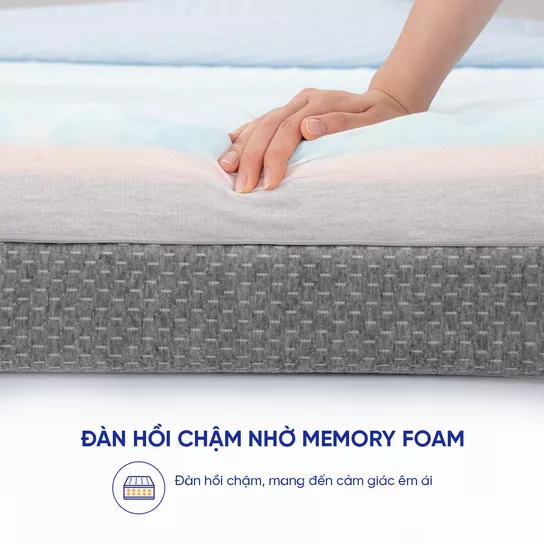 Đàn hồi chậm nhờ Memory Foam