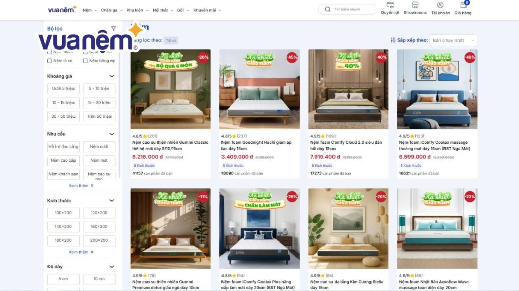Trả góp Vua Nệm
