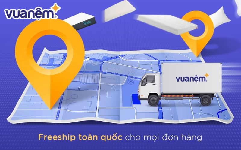 05 lợi ích bất ngờ khi mua hàng trả góp Vua Nệm online 5 Vua Nệm giao hàng miễn phí và hỗ trợ tận tình